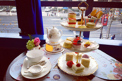 西湖銀泰 英倫風(fēng)情的午后，三層塔中的慢食光